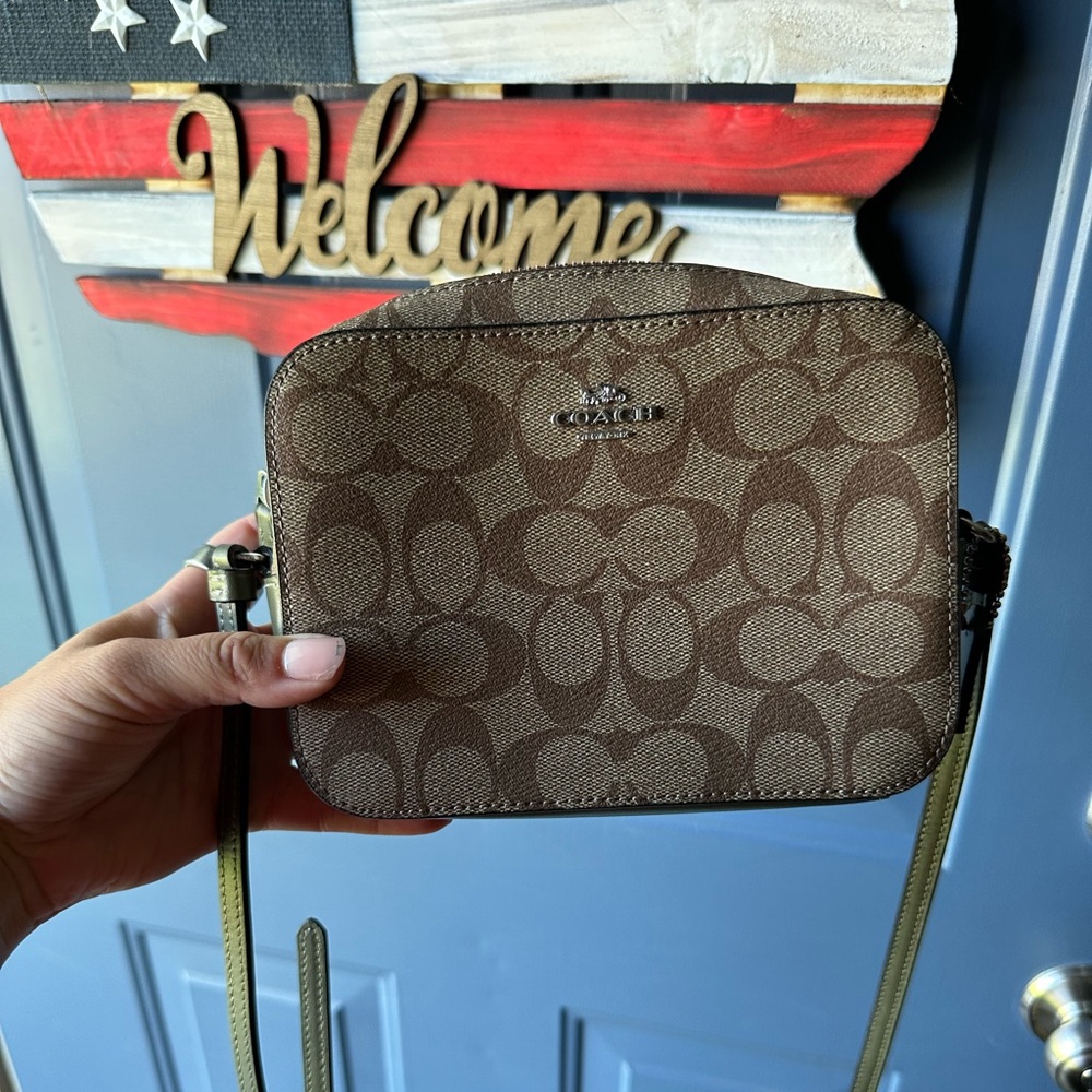 Coach Brown/Green Crossbody Bag